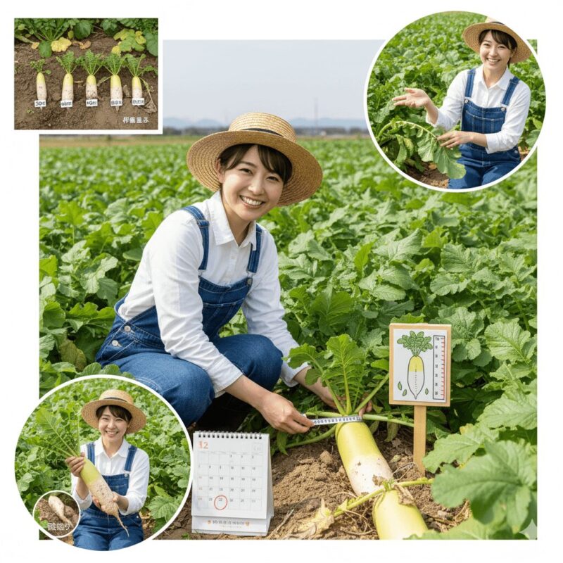 大根の収穫時期