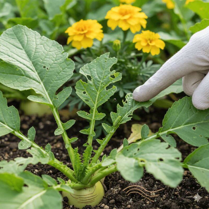 大根の虫食いを防ぐ害虫駆除