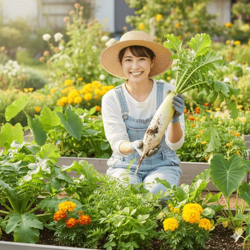 大根のコンパニオンプランツ