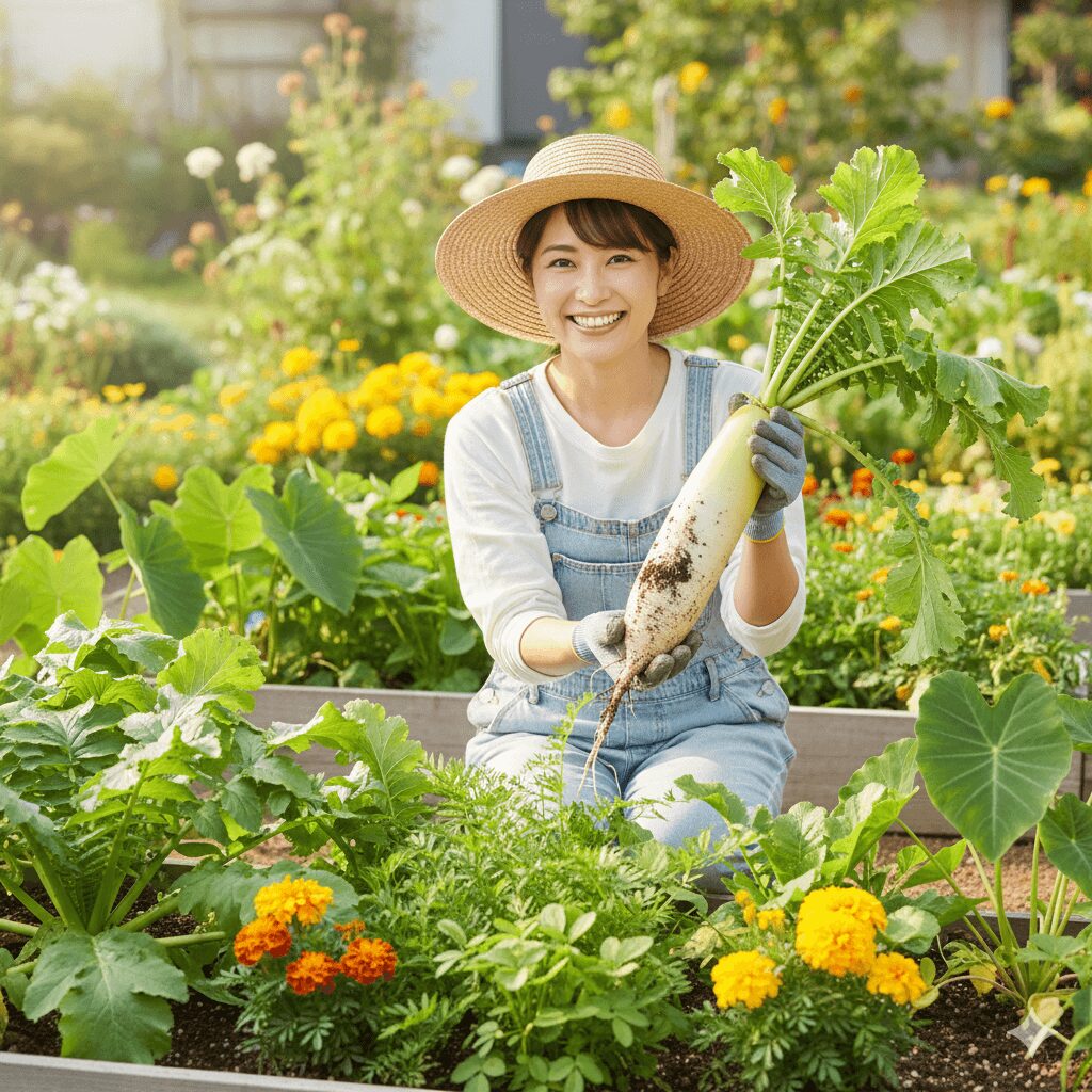 大根のコンパニオンプランツ