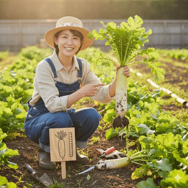 大根の収穫時期