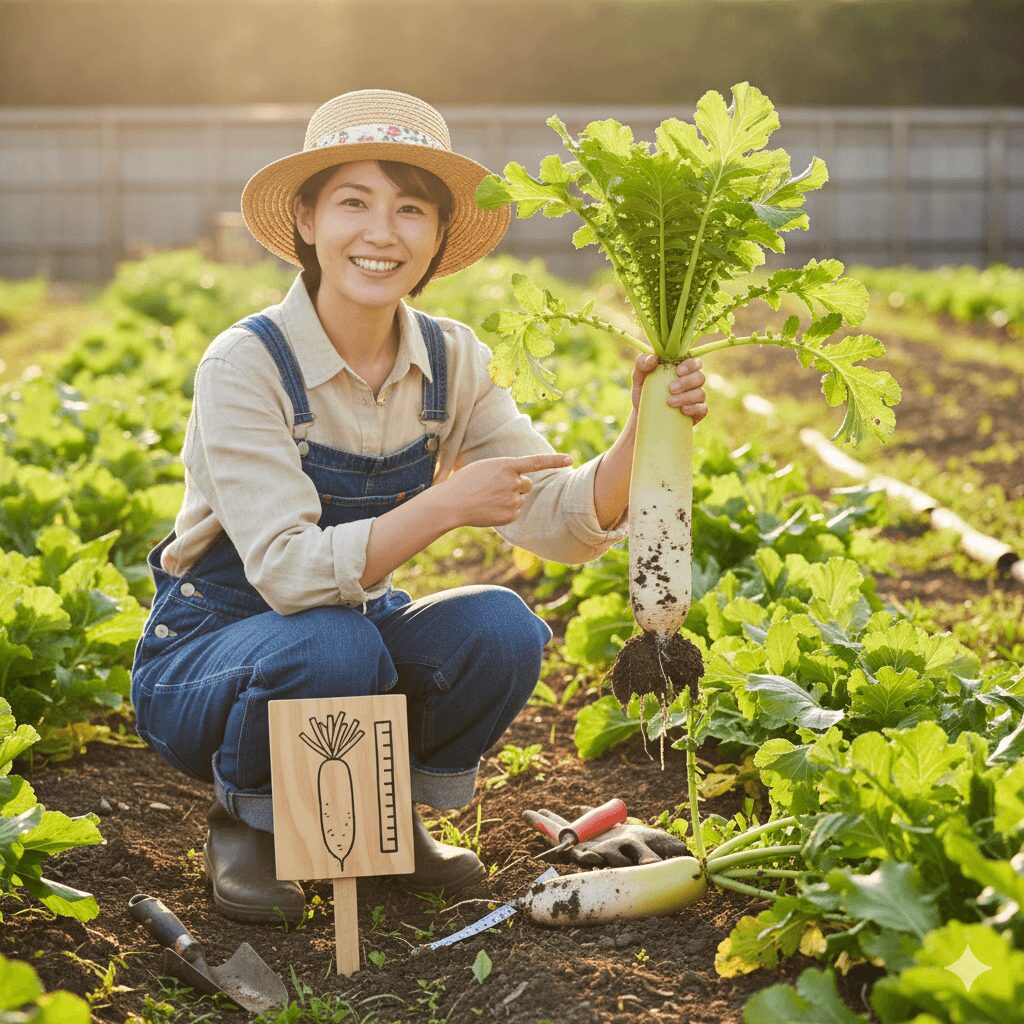 大根の収穫時期