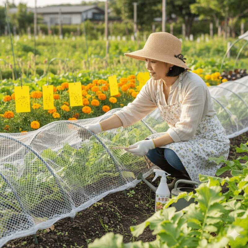 大根の虫食いを防ぐ害虫駆除